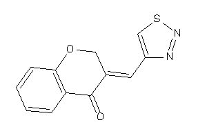 3-(thiadiazol-4-ylmethylene)chroman-4-one