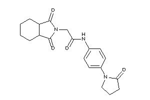 2-(1,3-diketo-3a,4,5,6,7,7a-hexahydroisoindol-2-yl)-N-[4-(2-ketopyrrolidino)phenyl]acetamide