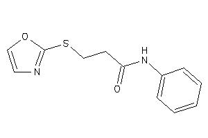 3-(oxazol-2-ylthio)-N-phenyl-propionamide