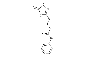 3-[(5-keto-1,4-dihydro-1,2,4-triazol-3-yl)thio]-N-phenyl-propionamide