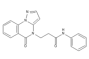 Image of 3-(5-ketopyrazolo[1,5-a]quinazolin-4-yl)-N-phenyl-propionamide