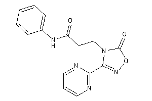 3-[5-keto-3-(2-pyrimidyl)-1,2,4-oxadiazol-4-yl]-N-phenyl-propionamide