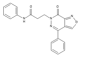 3-(7-keto-4-phenyl-isoxazolo[3,4-d]pyridazin-6-yl)-N-phenyl-propionamide