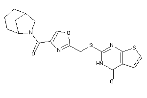 2-[[4-(6-azabicyclo[3.2.1]octane-6-carbonyl)oxazol-2-yl]methylthio]-3H-thieno[2,3-d]pyrimidin-4-one