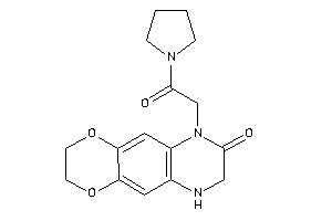 Image of 9-(2-keto-2-pyrrolidino-ethyl)-2,3,6,7-tetrahydro-[1,4]dioxino[2,3-g]quinoxalin-8-one