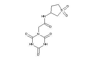 Image of N-(1,1-diketothiolan-3-yl)-2-(2,4,6-triketo-1,3,5-triazinan-1-yl)acetamide