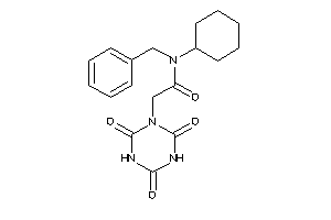 N-benzyl-N-cyclohexyl-2-(2,4,6-triketo-1,3,5-triazinan-1-yl)acetamide