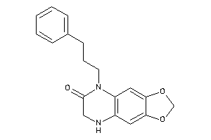 Image of 8-(3-phenylpropyl)-5,6-dihydro-[1,3]dioxolo[4,5-g]quinoxalin-7-one