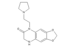 Image of 8-(2-pyrrolidinoethyl)-5,6-dihydro-[1,3]dioxolo[4,5-g]quinoxalin-7-one