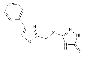 3-[(3-phenyl-1,2,4-oxadiazol-5-yl)methylthio]-1,4-dihydro-1,2,4-triazol-5-one