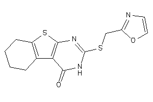 2-(oxazol-2-ylmethylthio)-5,6,7,8-tetrahydro-3H-benzothiopheno[2,3-d]pyrimidin-4-one