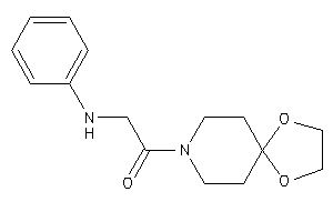 2-anilino-1-(1,4-dioxa-8-azaspiro[4.5]decan-8-yl)ethanone