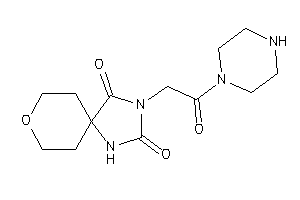 3-(2-keto-2-piperazino-ethyl)-8-oxa-1,3-diazaspiro[4.5]decane-2,4-quinone