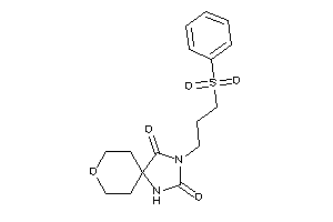 3-(3-besylpropyl)-8-oxa-1,3-diazaspiro[4.5]decane-2,4-quinone