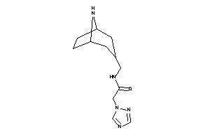 N-(8-azabicyclo[3.2.1]octan-3-ylmethyl)-2-(1,2,4-triazol-1-yl)acetamide