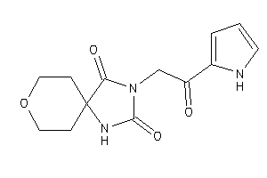 3-[2-keto-2-(1H-pyrrol-2-yl)ethyl]-8-oxa-1,3-diazaspiro[4.5]decane-2,4-quinone