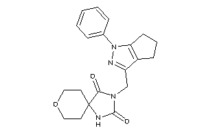 3-[(1-phenyl-5,6-dihydro-4H-cyclopenta[c]pyrazol-3-yl)methyl]-8-oxa-1,3-diazaspiro[4.5]decane-2,4-quinone