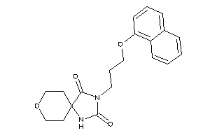 3-[3-(1-naphthoxy)propyl]-8-oxa-1,3-diazaspiro[4.5]decane-2,4-quinone