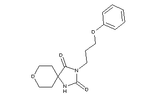 3-(3-phenoxypropyl)-8-oxa-1,3-diazaspiro[4.5]decane-2,4-quinone