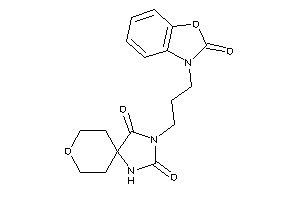 3-[3-(2-keto-1,3-benzoxazol-3-yl)propyl]-8-oxa-1,3-diazaspiro[4.5]decane-2,4-quinone