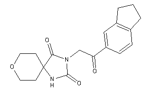 3-(2-indan-5-yl-2-keto-ethyl)-8-oxa-1,3-diazaspiro[4.5]decane-2,4-quinone