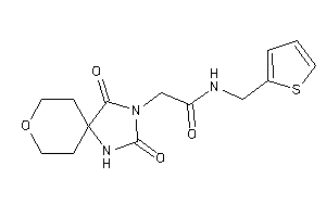 2-(2,4-diketo-8-oxa-1,3-diazaspiro[4.5]decan-3-yl)-N-(2-thenyl)acetamide