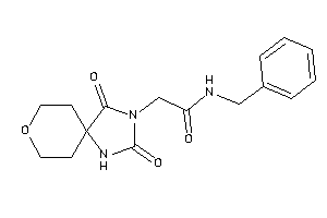 N-benzyl-2-(2,4-diketo-8-oxa-1,3-diazaspiro[4.5]decan-3-yl)acetamide