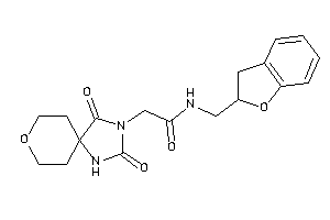 N-(coumaran-2-ylmethyl)-2-(2,4-diketo-8-oxa-1,3-diazaspiro[4.5]decan-3-yl)acetamide