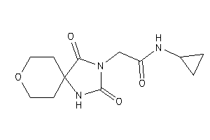 N-cyclopropyl-2-(2,4-diketo-8-oxa-1,3-diazaspiro[4.5]decan-3-yl)acetamide