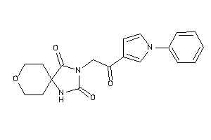 3-[2-keto-2-(1-phenylpyrrol-3-yl)ethyl]-8-oxa-1,3-diazaspiro[4.5]decane-2,4-quinone