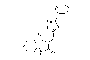 3-[(3-phenyl-1,2,4-oxadiazol-5-yl)methyl]-8-oxa-1,3-diazaspiro[4.5]decane-2,4-quinone