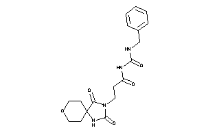 N-(benzylcarbamoyl)-3-(2,4-diketo-8-oxa-1,3-diazaspiro[4.5]decan-3-yl)propionamide