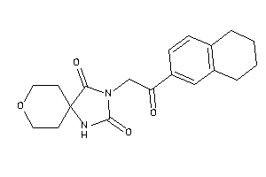 3-(2-keto-2-tetralin-6-yl-ethyl)-8-oxa-1,3-diazaspiro[4.5]decane-2,4-quinone