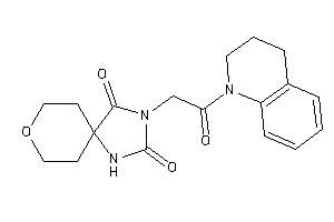 3-[2-(3,4-dihydro-2H-quinolin-1-yl)-2-keto-ethyl]-8-oxa-1,3-diazaspiro[4.5]decane-2,4-quinone