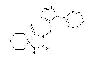 3-[(2-phenylpyrazol-3-yl)methyl]-8-oxa-1,3-diazaspiro[4.5]decane-2,4-quinone