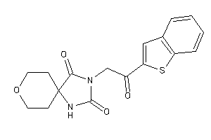 3-[2-(benzothiophen-2-yl)-2-keto-ethyl]-8-oxa-1,3-diazaspiro[4.5]decane-2,4-quinone