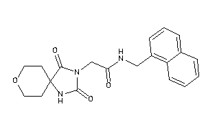 2-(2,4-diketo-8-oxa-1,3-diazaspiro[4.5]decan-3-yl)-N-(1-naphthylmethyl)acetamide