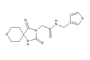 2-(2,4-diketo-8-oxa-1,3-diazaspiro[4.5]decan-3-yl)-N-(3-thenyl)acetamide