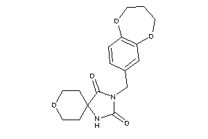 3-(3,4-dihydro-2H-1,5-benzodioxepin-7-ylmethyl)-8-oxa-1,3-diazaspiro[4.5]decane-2,4-quinone