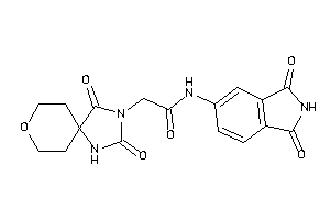 N-(1,3-diketoisoindolin-5-yl)-2-(2,4-diketo-8-oxa-1,3-diazaspiro[4.5]decan-3-yl)acetamide