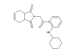 2-[2-[2-(cyclohexylamino)pyridin-1-ium-1-yl]-2-keto-ethyl]-3a,4,7,7a-tetrahydroisoindole-1,3-quinone