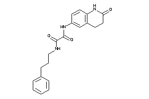 N-(2-keto-3,4-dihydro-1H-quinolin-6-yl)-N'-(3-phenylpropyl)oxamide