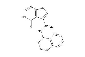 4-keto-N-thiochroman-4-yl-3H-furo[2,3-d]pyrimidine-5-carboxamide