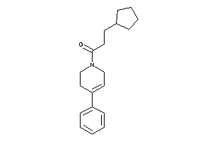 3-cyclopentyl-1-(4-phenyl-3,6-dihydro-2H-pyridin-1-yl)propan-1-one