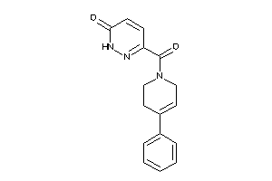 3-(4-phenyl-3,6-dihydro-2H-pyridine-1-carbonyl)-1H-pyridazin-6-one