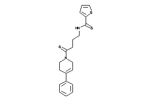 N-[4-keto-4-(4-phenyl-3,6-dihydro-2H-pyridin-1-yl)butyl]thiophene-2-carboxamide