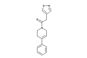 2-isoxazol-4-yl-1-(4-phenyl-3,6-dihydro-2H-pyridin-1-yl)ethanone