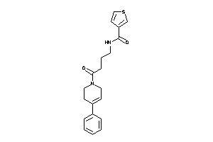 N-[4-keto-4-(4-phenyl-3,6-dihydro-2H-pyridin-1-yl)butyl]thiophene-3-carboxamide