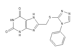 8-[[(4-phenyl-1,2,4-triazol-3-yl)thio]methyl]-7H-xanthine