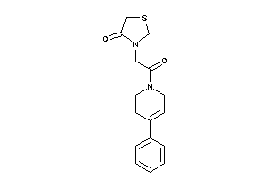 3-[2-keto-2-(4-phenyl-3,6-dihydro-2H-pyridin-1-yl)ethyl]thiazolidin-4-one